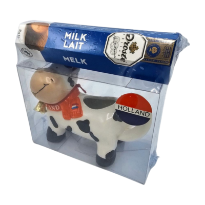 Typisch Hollands Milk jug cow with Roll Droste pastilles