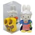 Nijntje (c) Miffy Geschenkset - Kuscheltier und Hausschuhe (0-6 Monate)