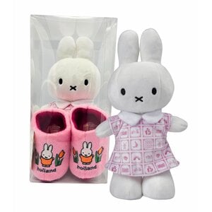 Typisch Hollands Miffy gift set - cuddly toy and slippers (0-6 months)