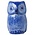 Heinen Delftware Delfts blauw Huisdier - Uil 10 cm