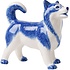 Heinen Delftware Delft blue pet - Husky 13cm