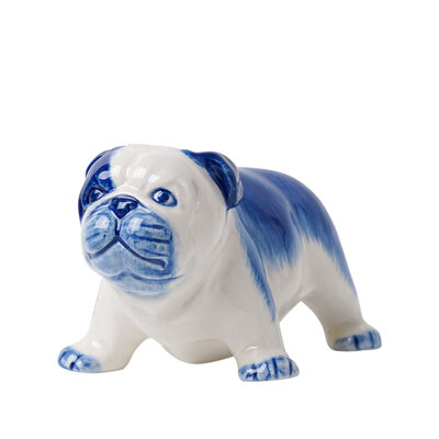 Heinen Delftware Delfts blauw huisdier - Boxer 12cm