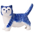 Heinen Delftware Delft blue pet - Cat 11cm