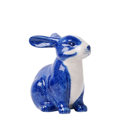 Heinen Delftware Delft blue pet - Rabbit -9 cm