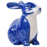 Heinen Delftware Delft blue pet - Rabbit -9 cm