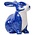 Heinen Delftware Delft blue pet - Rabbit -9 cm