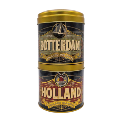 Typisch Hollands Sirupwaffeln in Dosen Rotterdam - Amsterdam und Holland