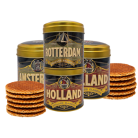 Typisch Hollands Sirupwaffeln in Dosen Rotterdam - Amsterdam und Holland