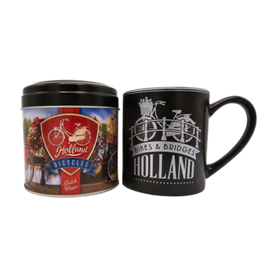 Typisch Hollands Holland gift set - Mug and tin of stroopwafels