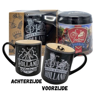 Typisch Hollands Holland gift set - Mug and tin of stroopwafels