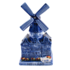 Typisch Hollands Delft blue mill with music