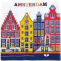 Typisch Hollands Napkins canal houses color - Amsterdam