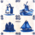 TTD Gifts Servetten Holland tegel decoraties