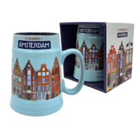 Typisch Hollands Beer pull Amsterdam Houses in gift box