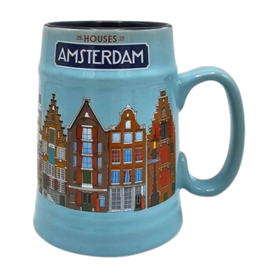 Typisch Hollands Beer pull Amsterdam Houses in gift box