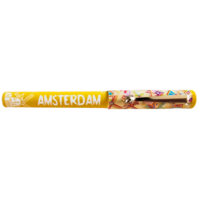 Typisch Hollands Kugelschreiber – Gelb – Amsterdam