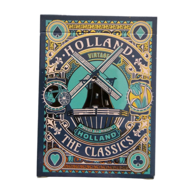 Typisch Hollands Playing cards Holland green/gold