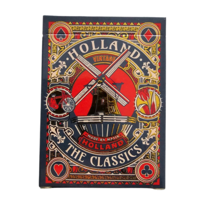 Typisch Hollands Playing cards Holland red/gold