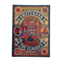 Typisch Hollands Playing cards Amsterdam red/gold