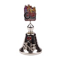 Typisch Hollands Table bell color bicycle Amsterdam shiny silver