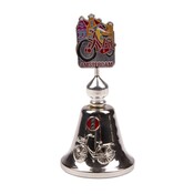 Typisch Hollands Table bell color bicycle Amsterdam shiny silver