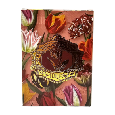 Matix Spielkarten hübsche Tulpen rosa