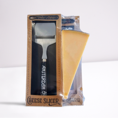 Typisch Hollands Werbe-Käsepaket – Käsebrett und Käsebrett aus Holz