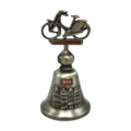 Matix Table bell with bicycle - Tin color - Amsterdam