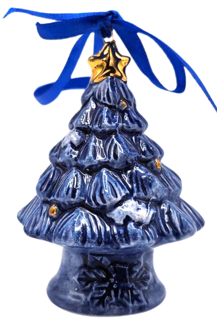 Typisch Hollands Christmas ornament Christmas tree Delft blue with gold