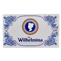 Wilhelmina pepermunt Wilhelmina Pepermunt in Delfts blauw schuifdoosje