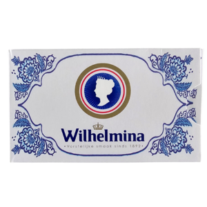 Wilhelmina pepermunt Wilhelmina Pepermunt in Delfts blauw schuifdoosje