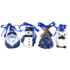 Typisch Hollands Set of 4 Delft blue Christmas tree hangers