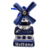 Matix Set van 4 Delfts blauwe kerstboomhangers - molens