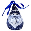 Matix Christmas ornament Santa knitted sweater Delft blue
