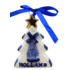 Matix Christmas tree star Christmas ornament Delft blue with gold
