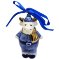 Typisch Hollands Christmas ornament reindeer Delft blue with gold