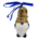 Matix Delfterblaue Zwergen-Weihnachtsornament mit goldenem Hut
