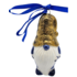 Typisch Hollands Christmas ornament gnome Delft blue with gold hat