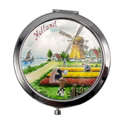 Typisch Hollands Spiegelkasten Holland – Tulpenpflücker in der niederländischen Landschaft