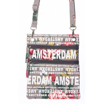 Robin Ruth Fashion Neck bag - Passport bag - Amsterdam Flowers