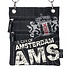 Robin Ruth Fashion Passport bag - Amsterdam - Black-White Denim