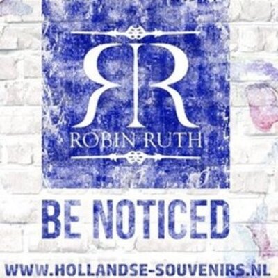 Robin Ruth Dames-pet  Holland bloemmotief (blauw)