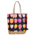 Robin Ruth Fashion Black Ladies Bag - Shopper - Tulips