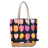 Robin Ruth Fashion Schwarze Damentasche - Shopper - Tulpen