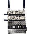 Robin Ruth Fashion Neck bag - Passport bag -Holland - Windmills