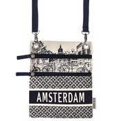 Robin Ruth Fashion Neck bag - Passport bag -Amsterdam - Bicycle