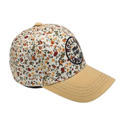 Robin Ruth Women's cap Holland floral pattern (beige)