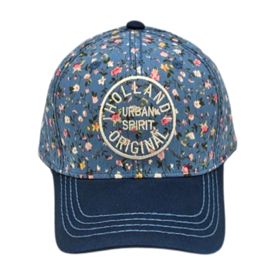 Robin Ruth Women's cap Holland floral pattern (blue)
