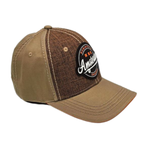 Robin Ruth Fashion Cap Amsterdam Bruin-Beige (met ronde patch)