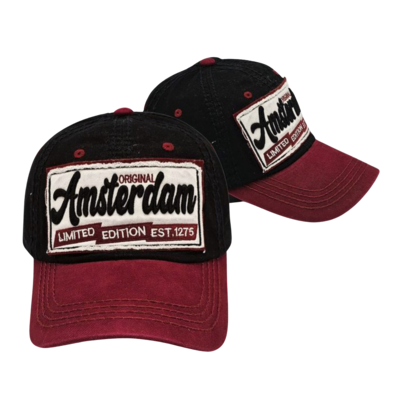 Robin Ruth Fashion Cap Holland Sand-colored with Anthracite and stitching (large Holland patch) - Copy - Copy - Copy - Copy